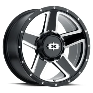 Vision Wheel HD – 390 EMPIRE – Black – 15″x6″ 0mm – Summer Wheels – 390VT5607GBMS0